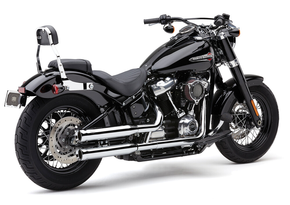 Cobra 3" NH Slip-On Mufflers For Harley Softail Heritage / Deluxe 2018-2024