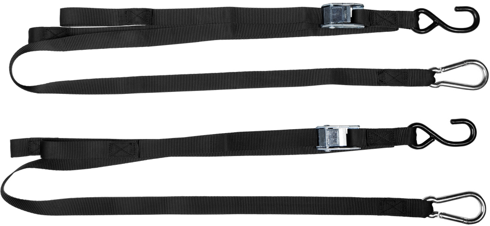 Fire Power 1" X 6' Tie-Down Soft-Tie Black 2/PK