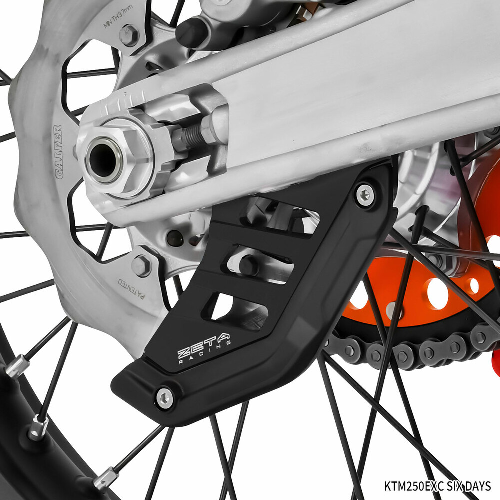 ZETA REAR DISC GUARD BLACK