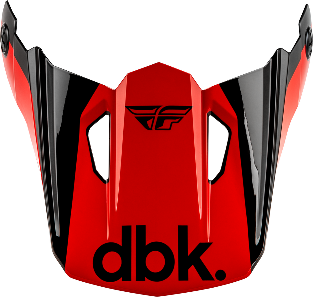 Fly Racing Kinetic Helmet Visors (2027) — Black/Red/Grey