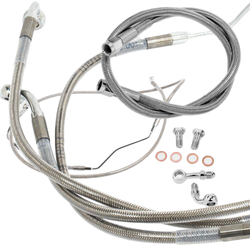 Hawg Halters Inc Brake Line Adaptor Kit W/ Abs Softail Fwrd Cntrls