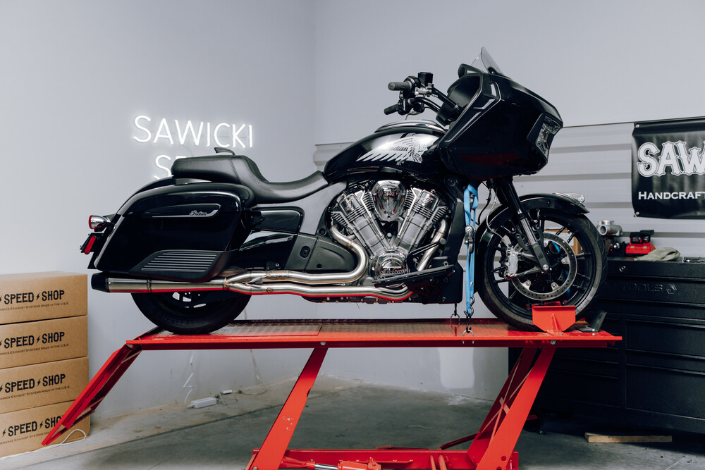 Sawicki Speed Shop 2-Into-1 Full Length Exhaust For Indian Challenger 2020-2025