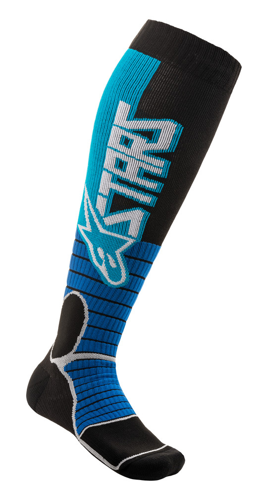 Alpinestars MX Pro Socks Cyan/Black LG
