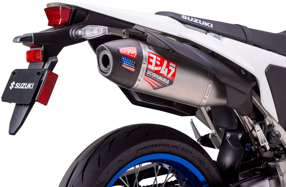 YOSHIMURA EXHAUST STREET RS-12 SLIP ON WF SS-SS-CF SUZ