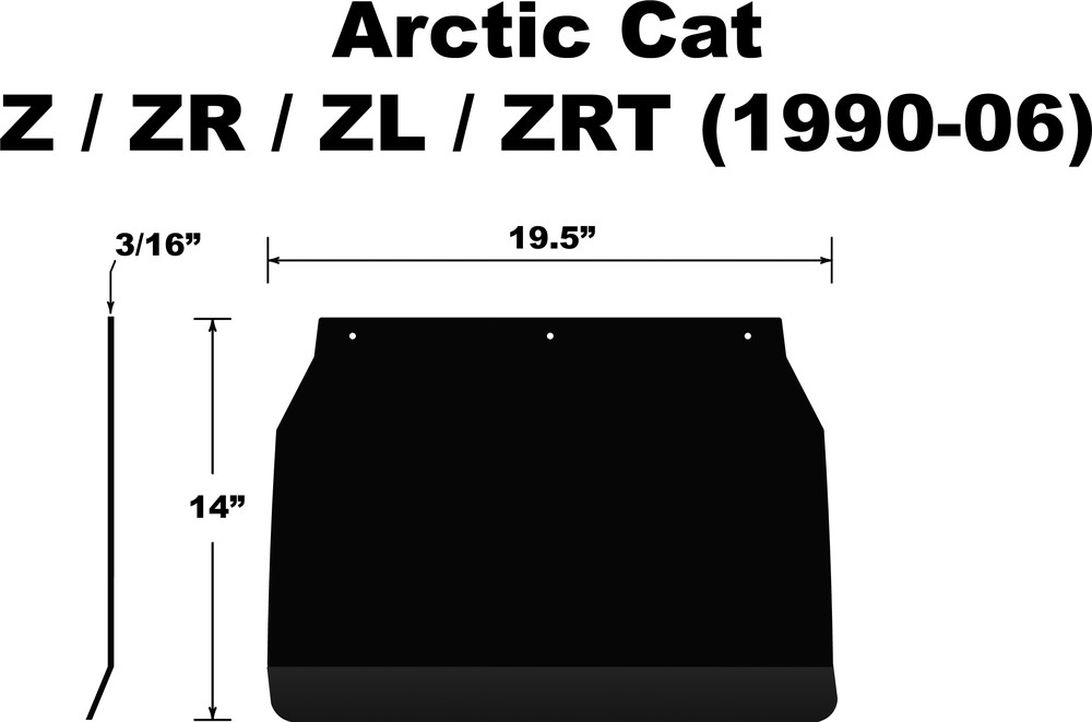 SNOWFLAP  ARCTIC CAT ZR/ZL/ZRT