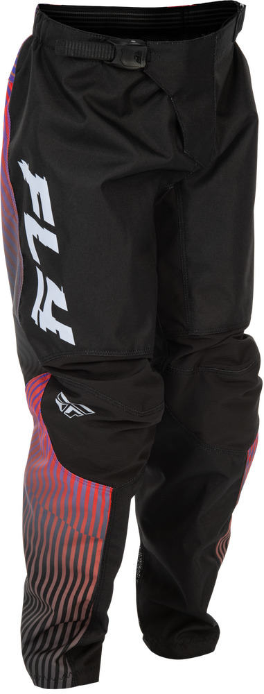 Fly Racing 2026 F-16 Youth Pants — Black/Red/Purple