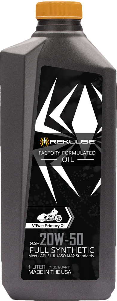 REKLUSE RACING FULL SYN PRIMARY V-TWIN 20W50 1 LT