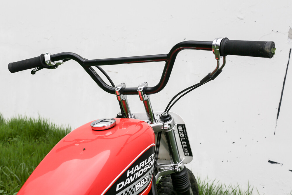 BURLY BRAND SCRAMBLER BAR 1" BLACK