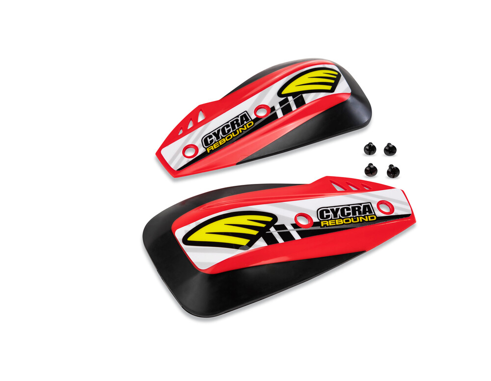 Cycra Replacementdx Hand Shields Rebound Red