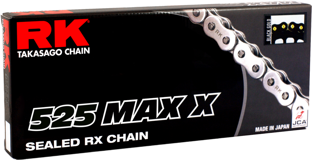 Rk Excel 525maxx Drive Chain Black/Gold 525 X 120