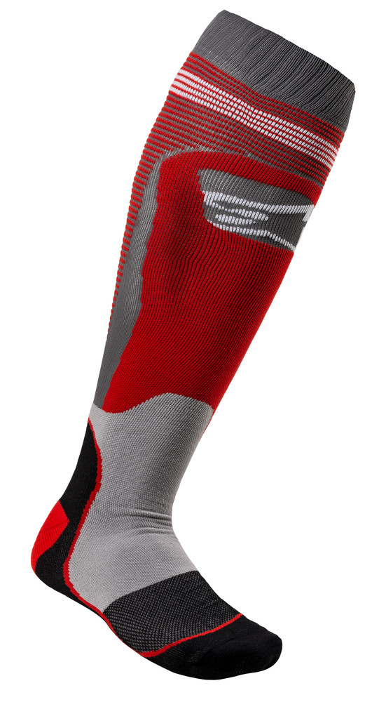 ALPINESTARS MX PLUS-1 SOCKS RED/COOL SMALL