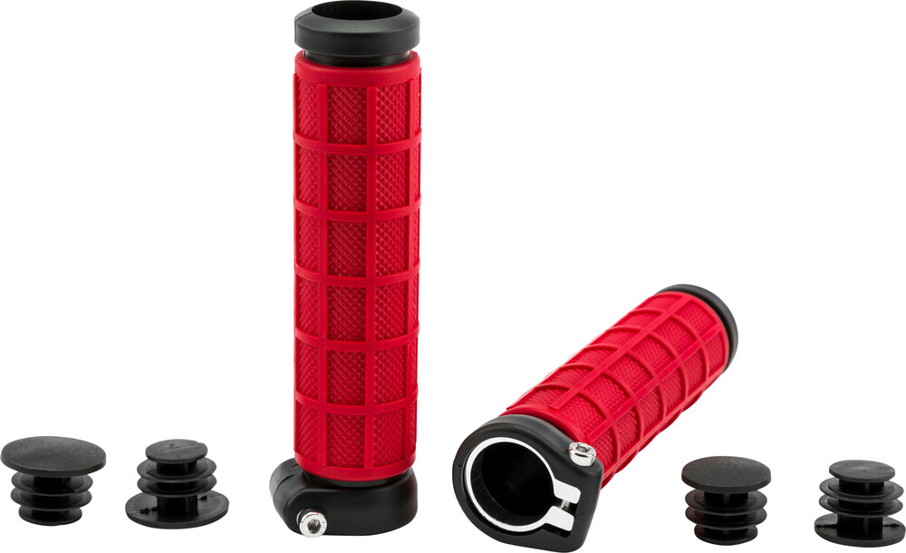 FIRE POWER GRIP-LOCK GRIPS RED/BLACK