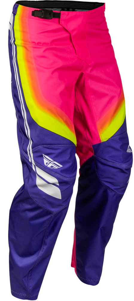 Fly Racing F-16 Raze Pants (2027) — Purple/Red/Yellow