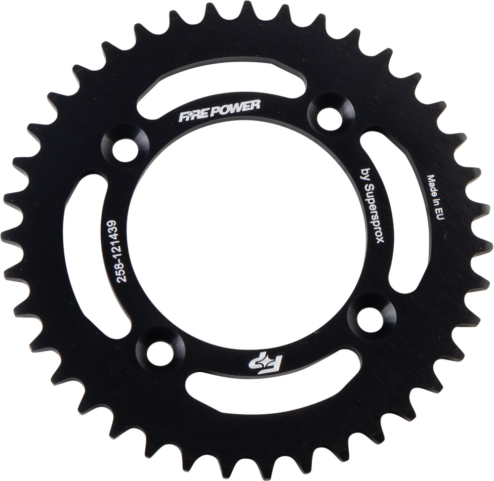 REAR SPROCKET ALUMINUM 39T BLK