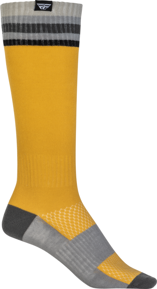 FLY RACING MX SOCKS THIN YELLOW LG/XL