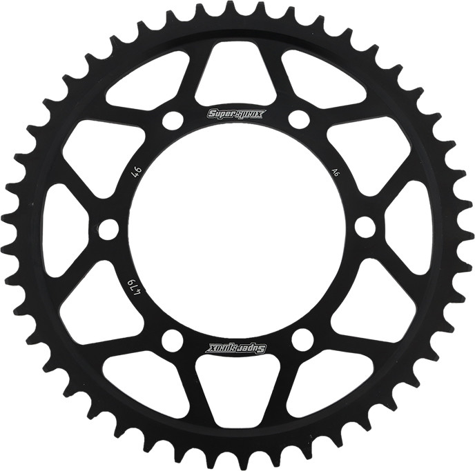 REAR SPROCKET STEEL 46T-530 BLK YAM