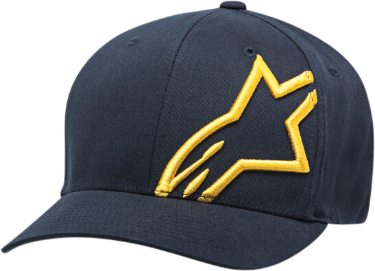 CORP SHIFT 2 CURVED BRIM HAT NAVY/GOLD SM/MD