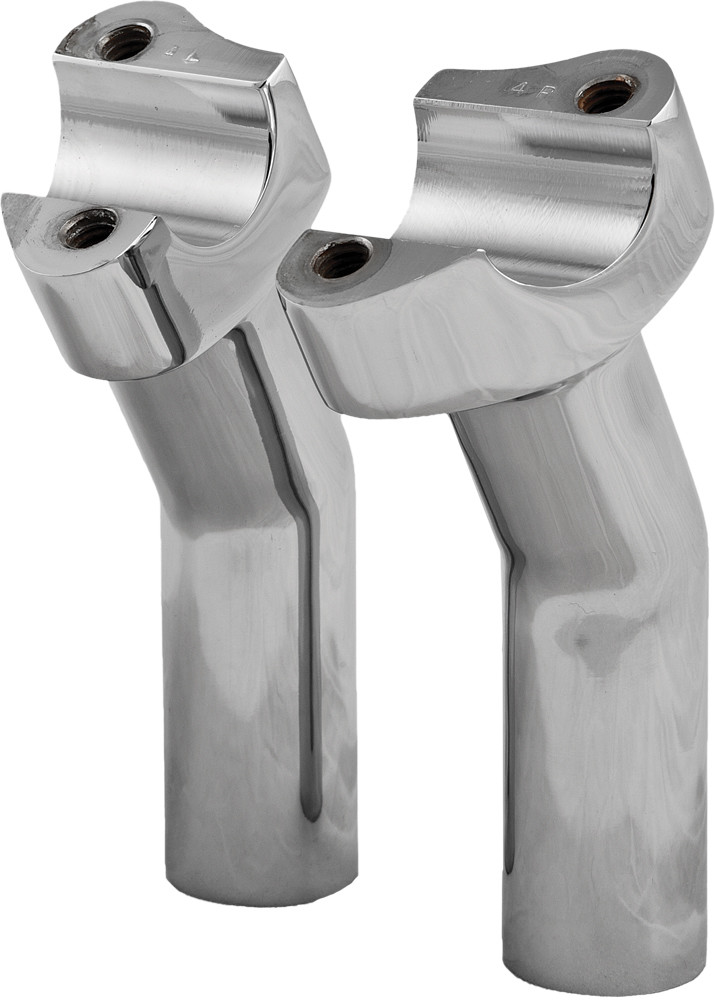 HARDDRIVE H-BAR RISERS 4.5" PULLBACK CHROME