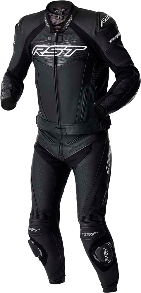 Rst Tractech Evo D3O Leather Jackets — Black/White