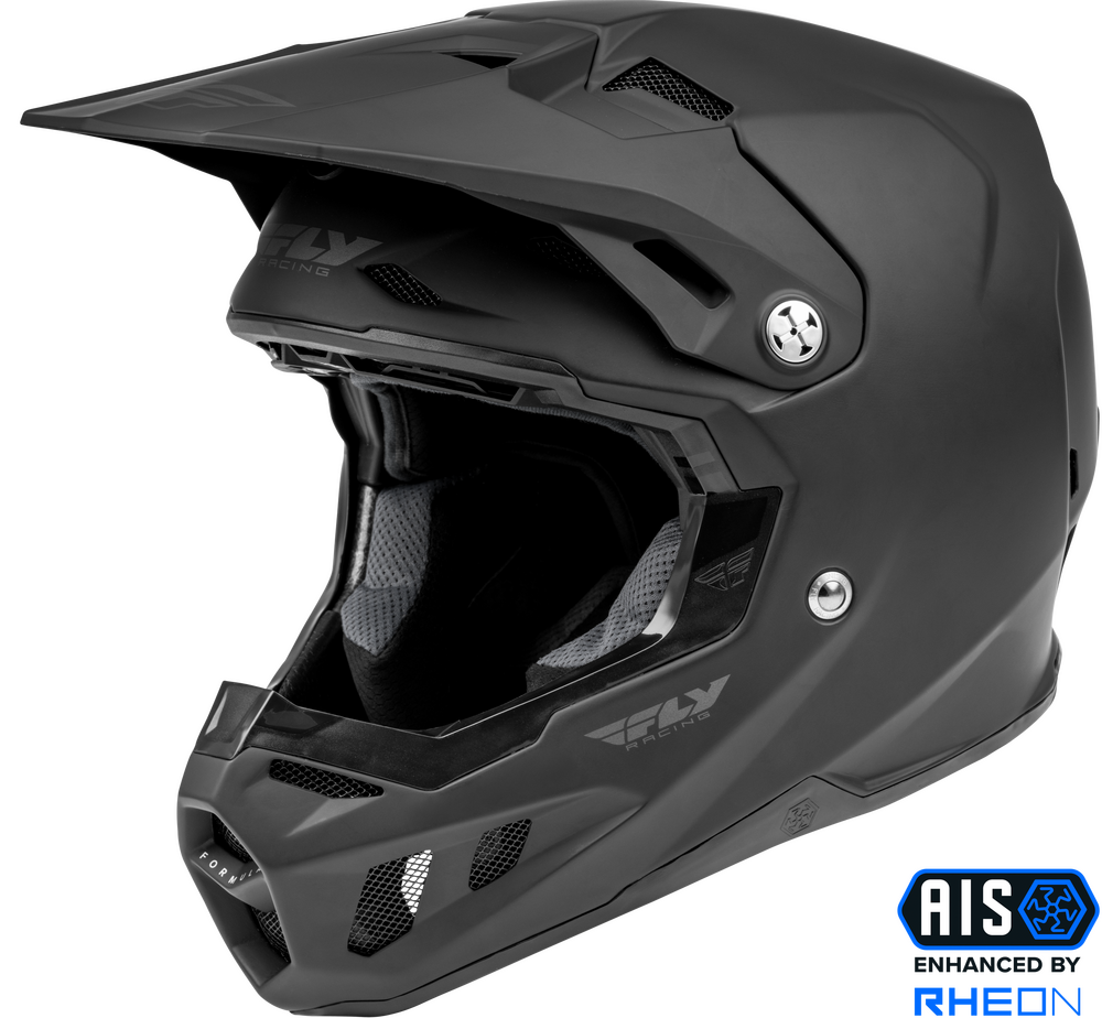 FLY RACING YOUTH FORMULA CC SOLID HELMET MATTE BLACK YL