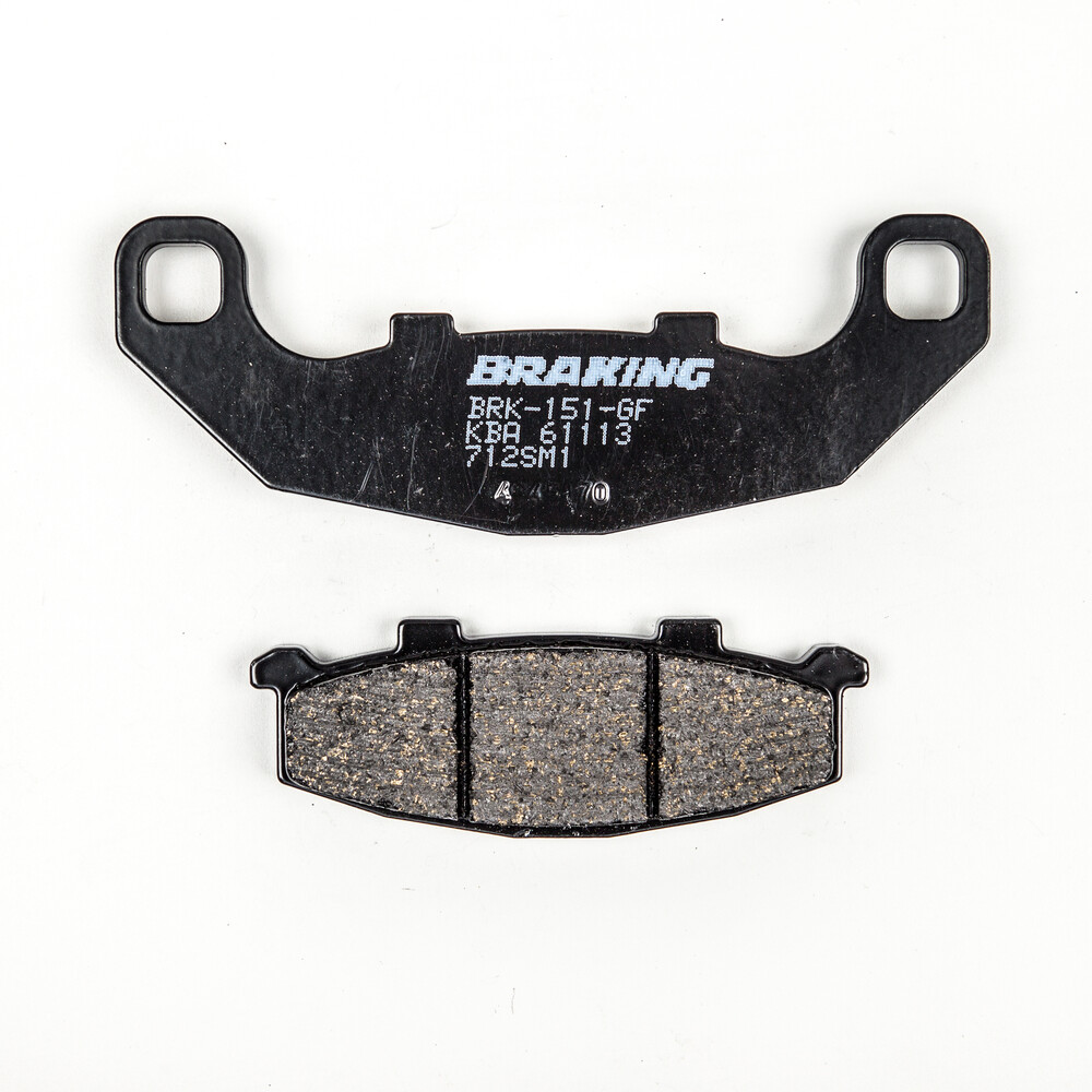 BRAKING BRAKE PAD SET SEMI-METALLIC