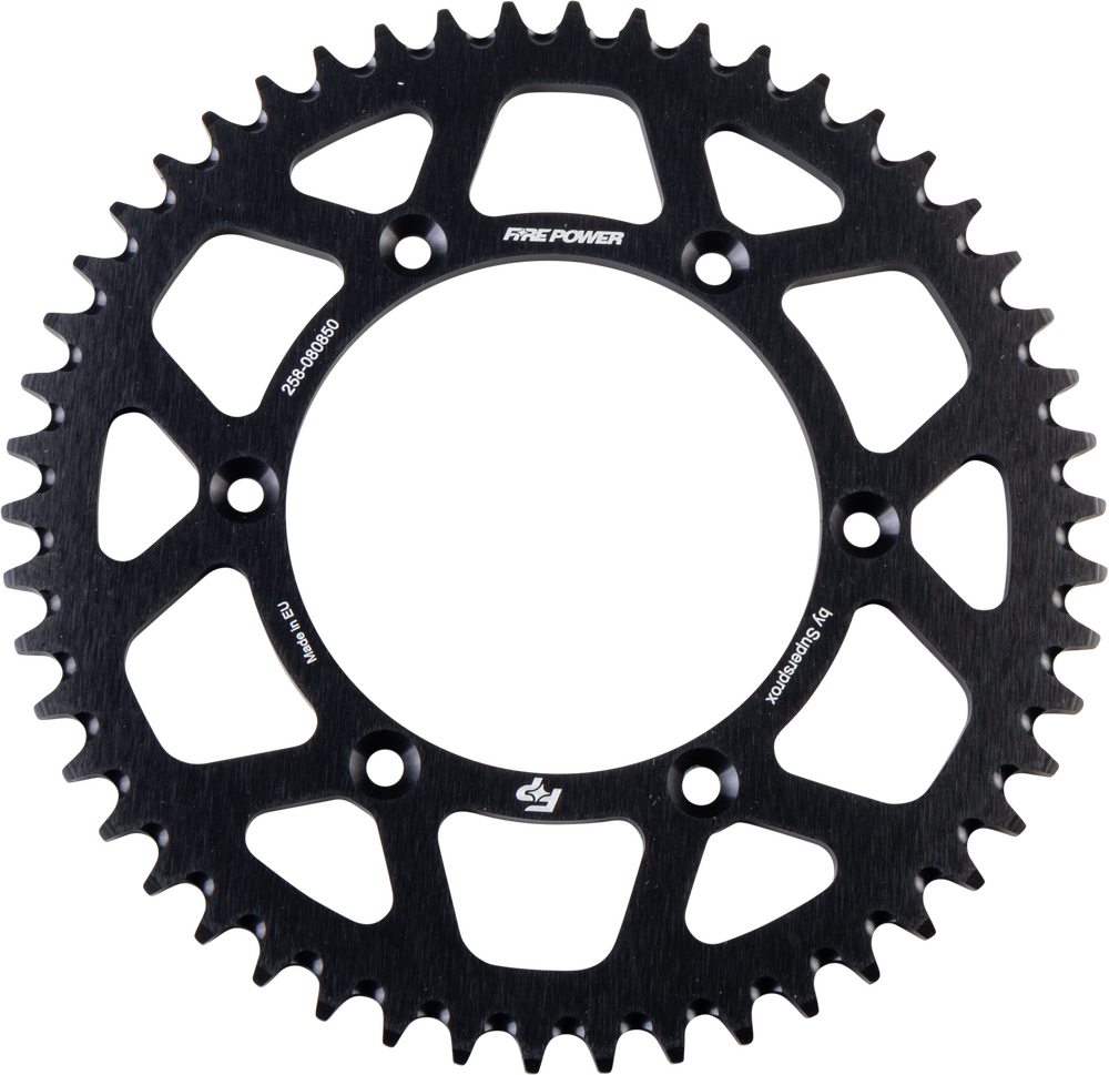 FIRE POWER REAR SPROCKET ALUMINUM 50T BLK