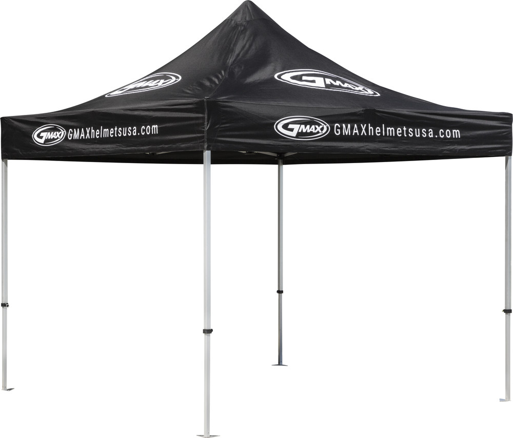 ALUMINUM CANOPY W/GMAX TOP BLACK 10' X 10'