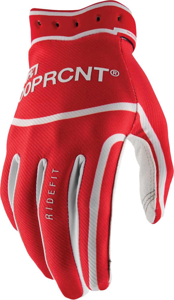 RIDEFIT GLOVES RED 2X