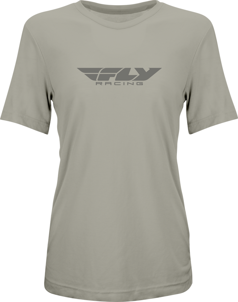 Fly Racing Women's Origin Corporate Tee — Stone Heather