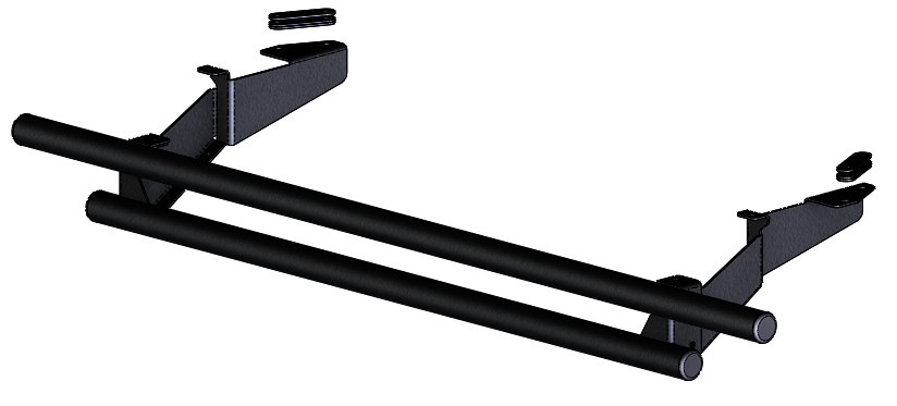 KFI REAR BUMPER BLACK HON