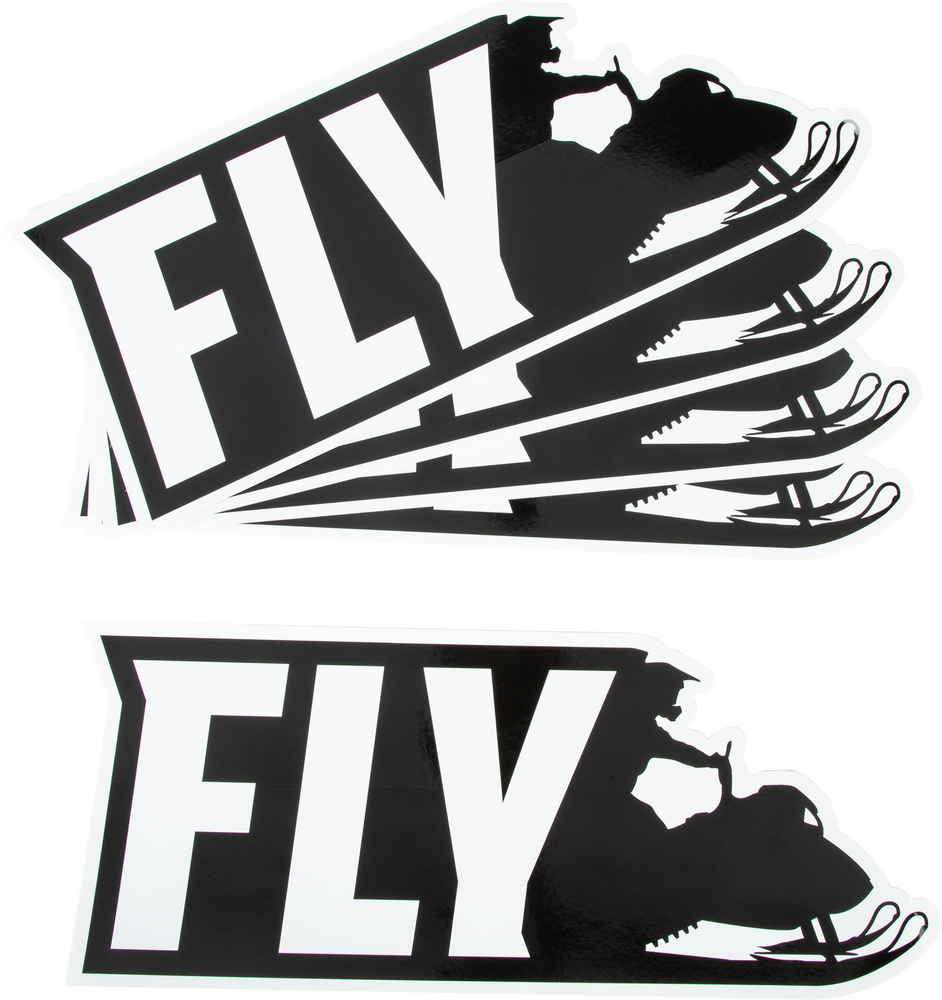 FLY SNOW 2021 STICKER - 5/PK 15" RIDER STICKER