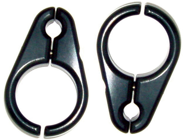 MODQUAD BRAKE LINE CLAMP 3/4"ARM X 5/1 6"LINE (BLACK)