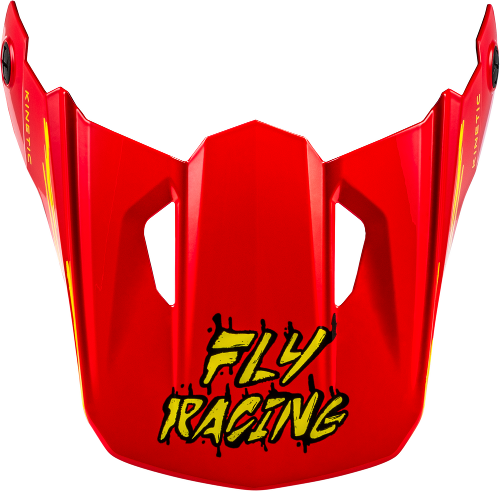 Fly Racing Yth Kinetic Surge Helmet Visor Black/Red/Yellow Ys-Yl