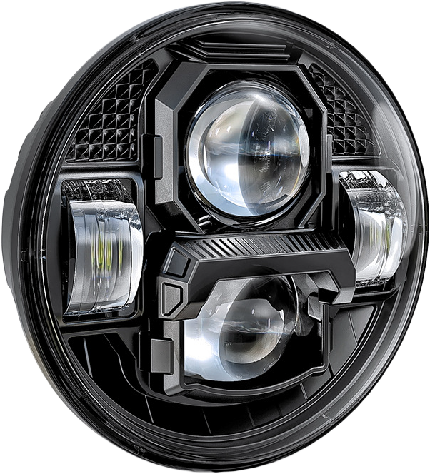 PATHFINDER 5 3/4" LED HEADLIGHT RUGGED ULTRA VIEW BLACK