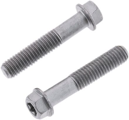 Bolt Euro Torx Flange Bolt 8x.1.25x40mm 10/Pk