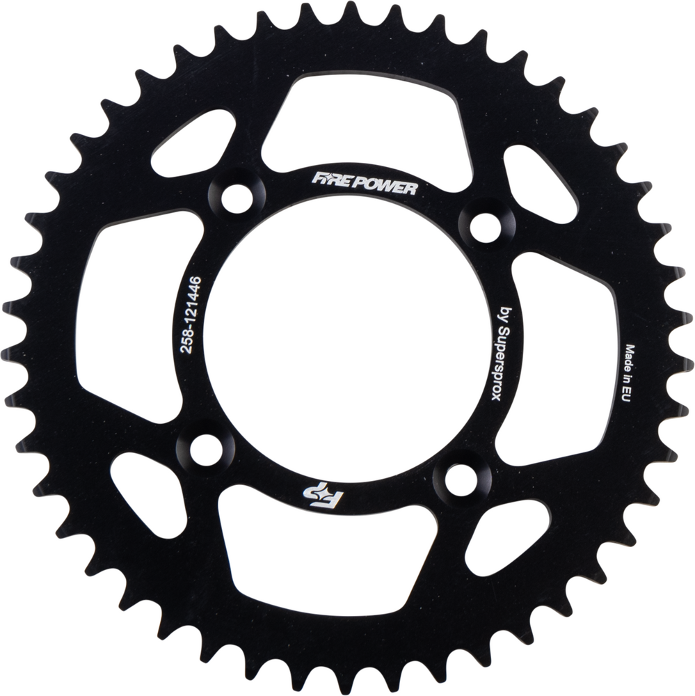 FIRE POWER REAR SPROCKET ALUMINUM 46T BLK