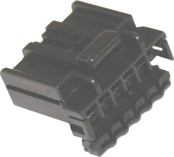 NAMZ CUSTOM CYCLE AMP 6-WIRE PLUG HOUSING MULTILOCK HD# 73156-96BK