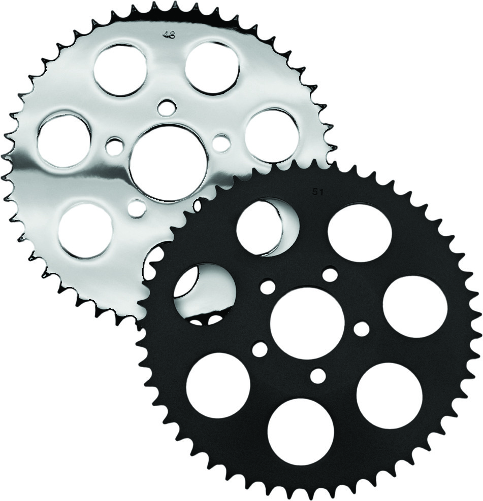 HARDDRIVE REAR SPROCKET 51T CHROME DISHED BIG TWIN 00-13