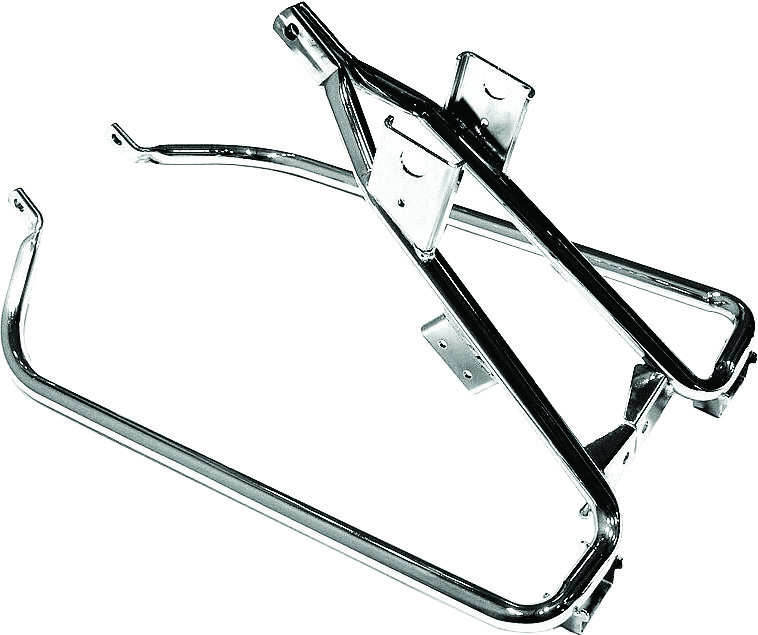 SADDLEBAG SUPPORT KIT CHROME FLT 09-13
