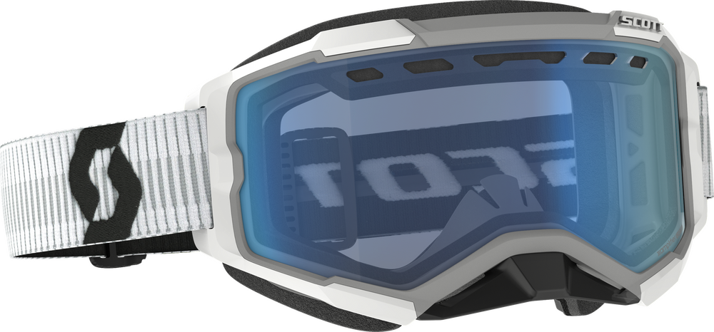 Scott Fury Snow Cross Goggle — White