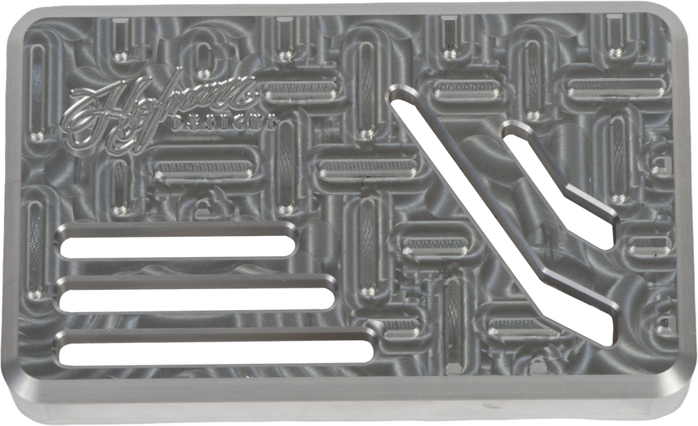 HOFMANN DESIGNS H/D BILLET BRAKE PEDAL PAD RAW FLT