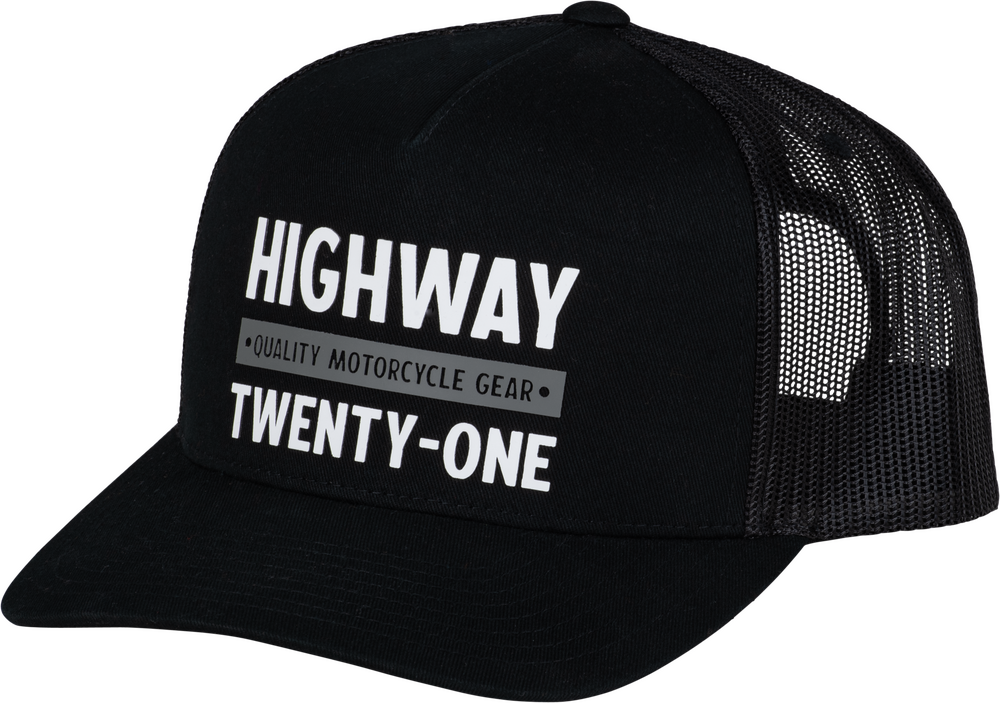 Highway 21 Highway Hat — Black