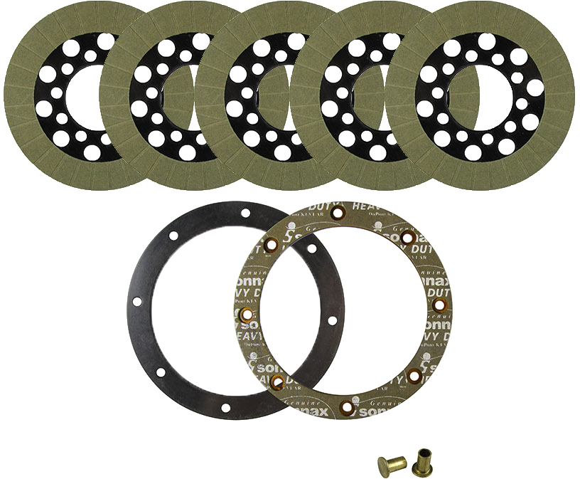 Alto Clutch Packs Friction Kevlar Big Twin 67-83 W/Backing Plate