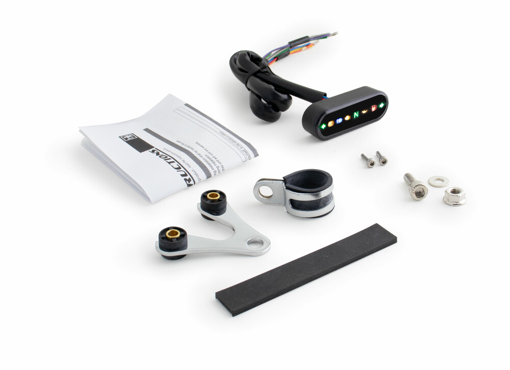 KOSO INDICATOR LIGHT DISPLAY METER BLACK