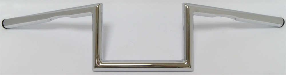 HARDDRIVE 1" Z-BAR DIMPLED 6" CHROME