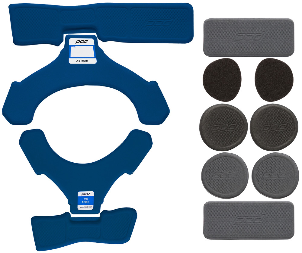 Pod Knee Brace Replacement Pad Set — Blue
