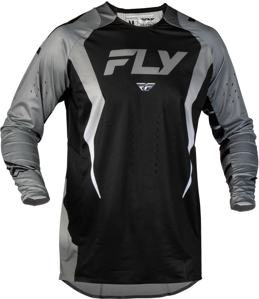 Fly Racing Evolution DST Bolt Jersey (2027) — Black/Grey