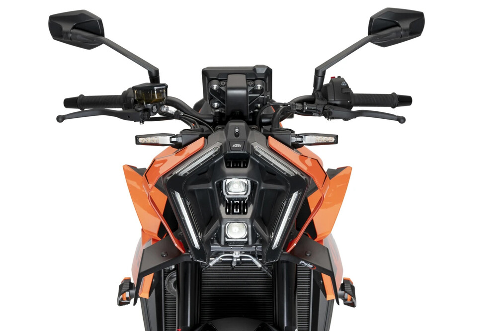 PUIG DOWNFORCE FRONT SPOILER MATT BLACK KTM