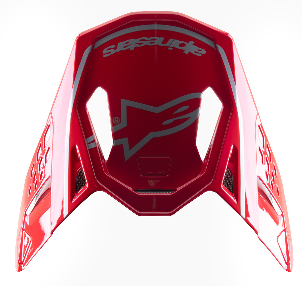 S-M10 VISOR ACUMEN LE RED FLAKE/BLACK/SILVER