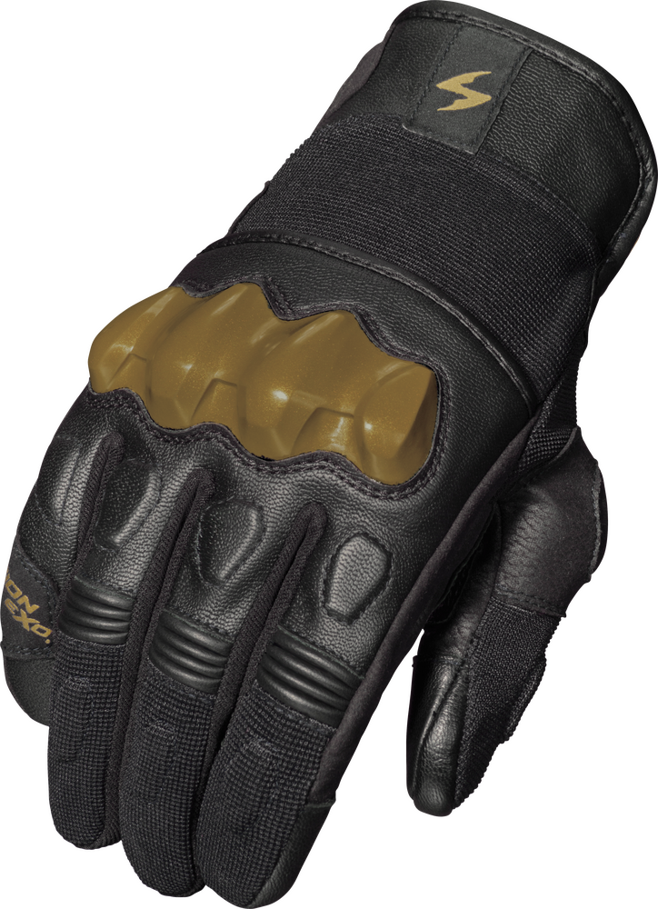 HYBRID AIR GLOVES BLACK/GOLD 2X